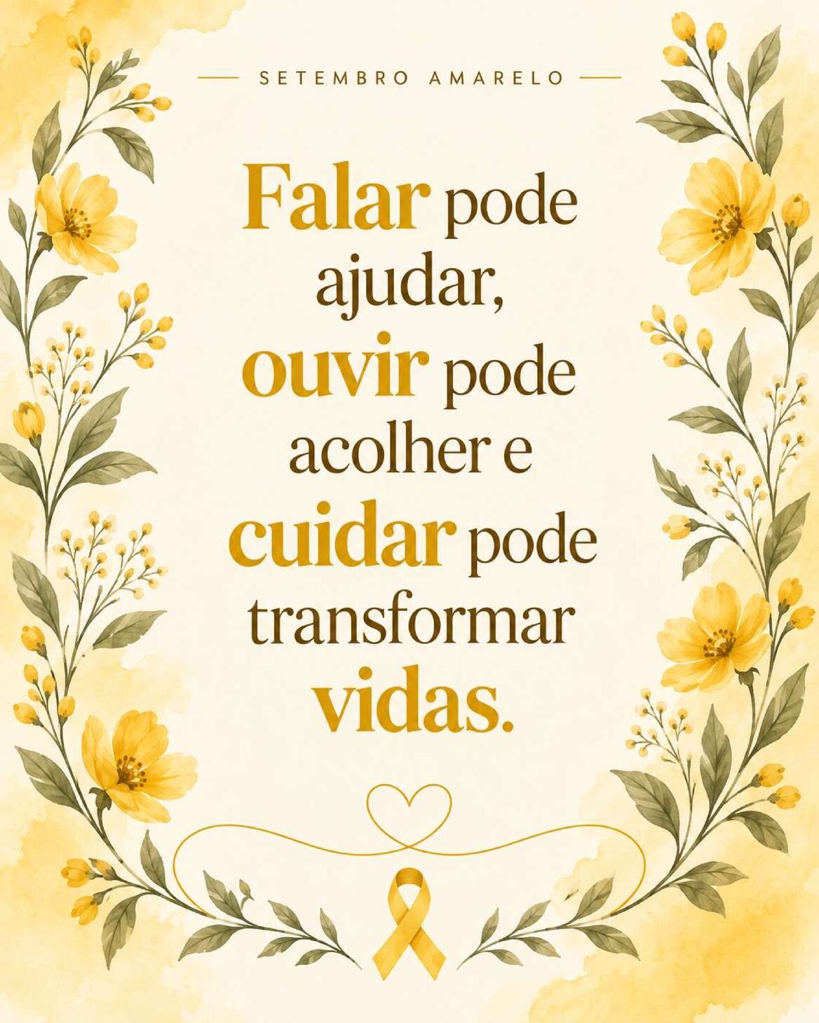 cartões Setembro Amarelo para imprimir para alfabetização página 21